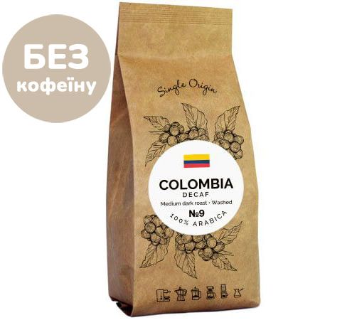 Кофе Colombia Decaf Арабика зерновой/молотый