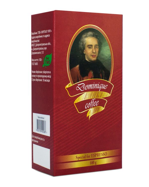 Кава в зернах Dominique Classic Арабіка/Робуста 100 г